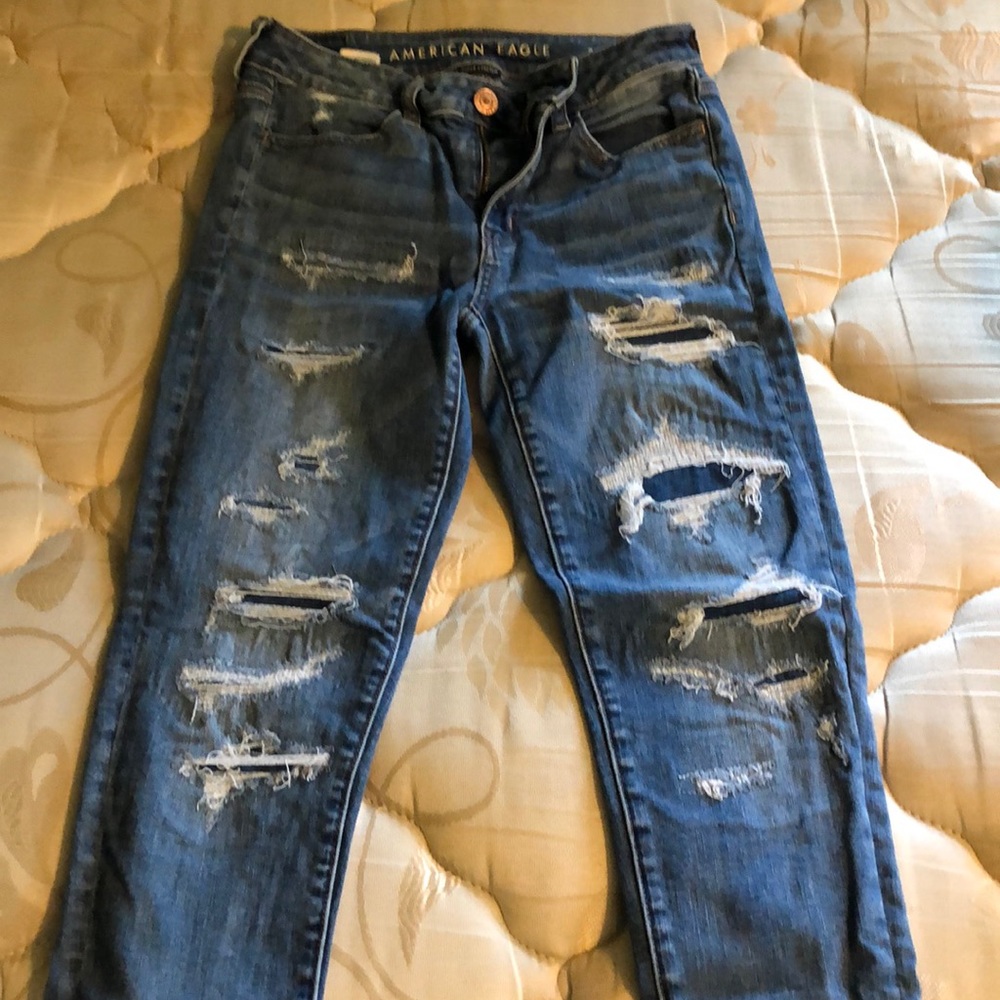 A&E high rise cropped jeggings